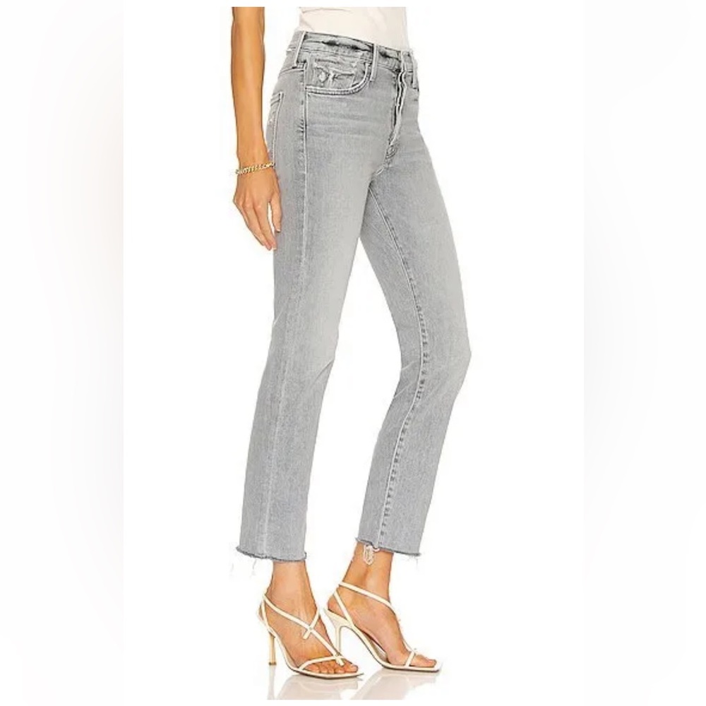 NWOT Mother Scrapper Cuff Ankle Fray Shadows in the Grass Women's Size 25 $248